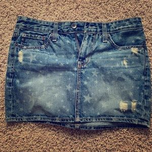 Big star denim mini skirt